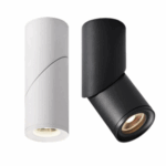 INSOCKET Rotating LED Downlight COB Spotlight for Wall, Office, Showroom, Studio, Shop, Home, Living Room -12 Watt (Warm White Light) Black Body