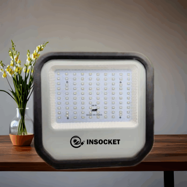 INSOCKET Star Model Led Waterproof with Auto On/Off Day Night Light Sensor Flood Light (Cool White)
