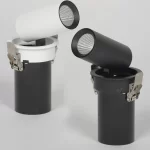 INSOCKET 12W Adjustable Recessed LED COB Spotlight for Wall & Ceiling -Neutral White Light (White Body) Single Head, Adjustable Angle Wall Lamp for Living Room, Home, Office & Commercial