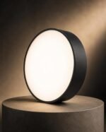 INSOCKET Surface Mounted LED Round Panel Light | Black Polycarbonate Body | Energy Efficient Direct Ceiling Light for Wooden, Concrete & RCC Ceiling | - Image 2
