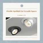 INSOCKET COB Light-Emitting Diode Spotlight, Adjustable Recessed Ceiling Light, Commercial Accent Lighting White - Image 4