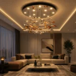 INSOCKET Chandelier Luxury Gold Crystal Pendant Lights Contemporary Chandeliers for Dining Room, Bedroom and Living Room - Image 2